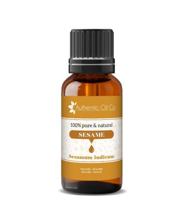 Pure and natural sesame oil cold pressed suitable for vegans and not tested on animals 10 ml 10 ml (1 pack)