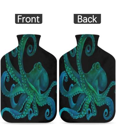 Octopus Hot Water Bottle with Fluffy Cover - 2L Capacity for Kids & Adults | Cozy Nights & Pain Relief - Buy Online on GoSupps.com