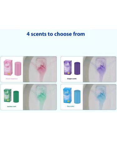 Upgraded Concentrated Descaling Toilet Cleaning Stick Toilet Tank Cleaners with Four Scents Powerful Concentrated Descaling Stick Deep Cleaning Long-Lasting Freshness (Green) - Buy Online on GoSupps.com