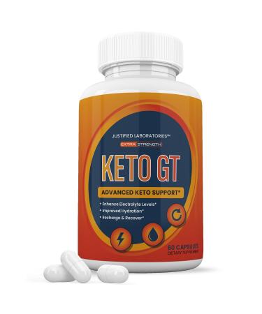 Justified Laboratories Keto GT Keto Pills 1275MG New & Improved Formula Contains Apple Cider Vinegar Extra Virgin Olive Oil Powder Green Tea Leaf 60 Capsules 60 Count (Pack of 1)