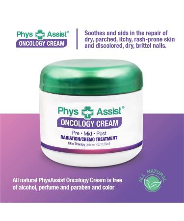 PhysAssist Oncology Skin Creams - Deep Soothing Ultra Moisturizing for Face Body & Feet (4 oz Jar) - Finest Products for International Shipping - Buy Online on GoSupps.com
