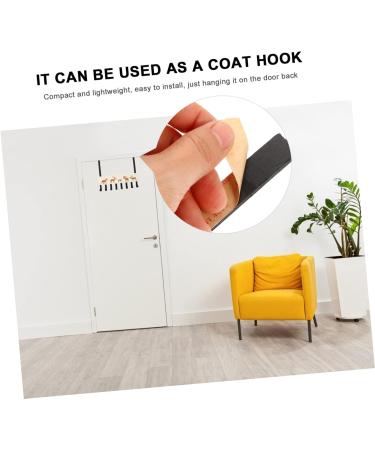 CHILDWEET Bath Toy Storage 1pc Solid Wood Door Hook Towel Hooks Jacket Hanger Bath Towel Hook Wrought Iron Hook Coat Key Hook - Buy Online on GoSupps.com