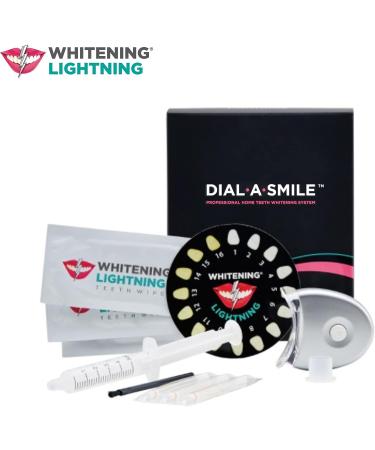Dial a Smile LED Teeth Whitening Kit | Professional Strength Whitening Gel | Made in USA | Removes Stains Fast & Restores Your Smile - Buy Online on GoSupps.com