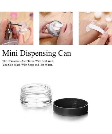 Pudsern 105-Piece 10g Cosmetic Sample Container Set - Empty Round Plastic Jars for Creams Nail Polish Lip Balm & Makeup Storage - 7 Color Options - Buy Online on GoSupps.com