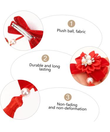 FRCOLOR 6 Pairs Hanfu Fur Ball Hair Clip Hair Accessory for Women Girls Hair Accessories Hair Gems for Women Hanfu Hair Clip Women Qipao Hair Barrette Headgear Hairball Miss Festive - Buy Online on GoSupps.com