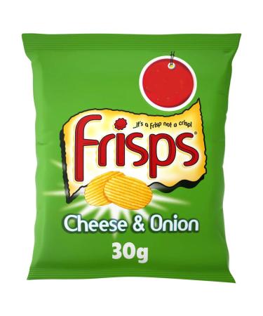Frisps Cheese & Onion Crisps 30g-Food