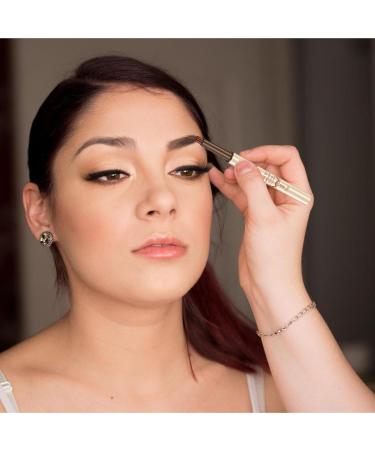 Microblade Eyebrow Waterproof Eyebrow | Eyebrow Makeup with Natural-Looking Microblading Eye Brow Pencil with -4 Tip for Mother Makeup Lover Pochy Dark Brown - Buy Online on GoSupps.com