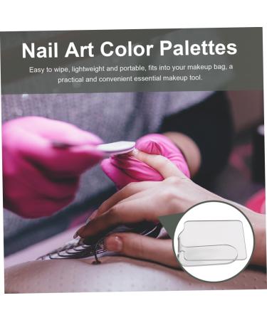 3 pi ces Palette de Manucure Transparente pour Ongles Plateau de M lange Portable et pour et Cosm tiques Plateau Exposition Pratique pour Salon et Voyage - Buy Online on GoSupps.com