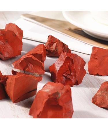 Natural Crystal Rough Natural Magic 100g Natural Red Jasper Rough Stones Specimens Raw Crystals Irregular Shape Rock Stone for Fish Tank Aquarium (Size : 2-3cm 100g) - Buy Online on GoSupps.com