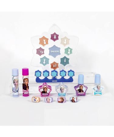 Disney Frozen II Color Makeup Set for Girls: Shimmer Cream, Lip Gloss, Lip Balm, Nail Polish - Buy Online on GoSupps.com