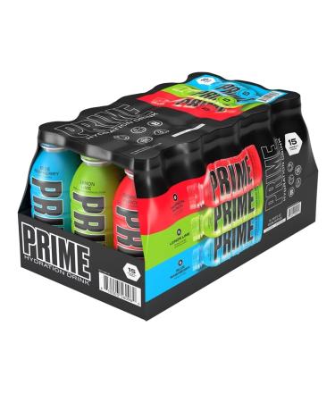 Prime Hydration Drink Variety Pack (16.9 fl. oz., 15 pk.), 16.9 Fl Oz (Pack of 15)