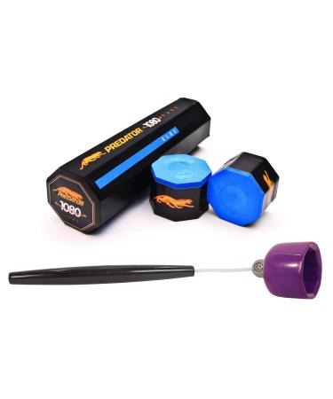 Predator 1080 Pure Performance Chalk, 5 Pieces with Octagon Chalk Holder Purple