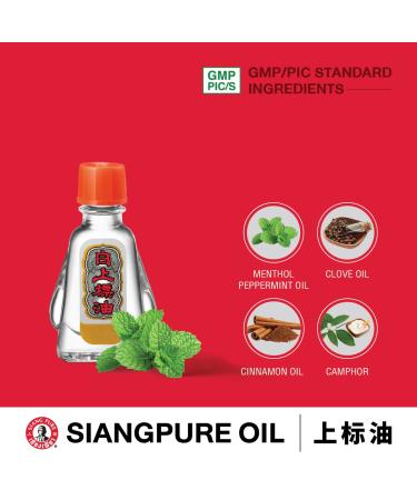 Buy Siang Pure White Oil 3cc - 12 Pack | International Shipping Available - Buy Online on GoSupps.com