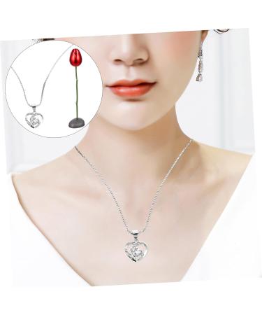 1 Set 2 Pcs Valentine's Day Present Neck Wedding Supplies 27X5CMx3pcs Silverx3pcs - Buy Online on GoSupps.com