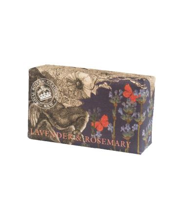 Royal Botanical Gardens Kew Lavender & Rosemary Shea Butter Soap 240g Lavender & Rosemary Single