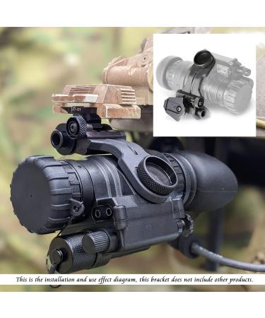 E.T Dragon Night Vision Goggles NVG Mount | PVS 14 J Arm Metal Helmet Mount Rhino Mount Compatible - Buy Online on GoSupps.com