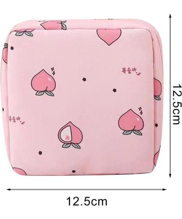 Shop Hislaves Light Menstrual Production Pocket - Large Capacity Tampon Storage Bag with Cartoon Print & Zipper - Ideal for Women - Buy Online on GoSupps.com