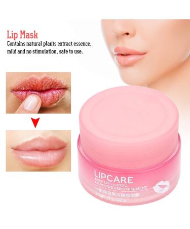 Hydrating Lip Mask - Reduce Lines Nourish & Brighten Lips | Anti-Aging Lip Moisturizer (20g) - Buy Online on GoSupps.com