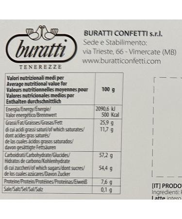 Buratti Confetti Almond Drag es Covered with White Tenderness Chocolate 1 Kg - Buy Online on GoSupps.com