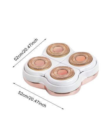 Shop Genetic Leg Hair Remover Replacement Heads - Compatible with Women's Electric Razors - Rose Gold 2 Pack - Buy Online on GoSupps.com