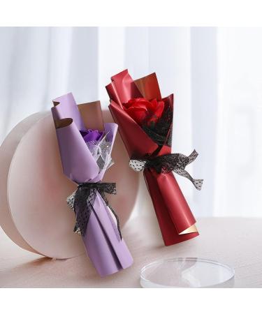 Rose Flower Bath Soap Gift Box | Scented Soap Roses for Women & Teens | Perfect for Birthdays & Valentine's Day - Buy Online on GoSupps.com