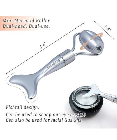 Facial Roller Massager Set - Eliminate Puffiness Diminish Wrinkles Lift & Firm Skin | Zinc Alloy Beauty Tool for Women - International Shipping Available - Buy Online on GoSupps.com