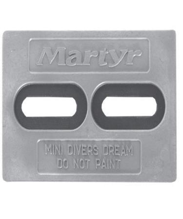 Martyr CMDIVERMINIA, Aluminum Alloy Pleasurecraft Mini Divers Dream Slotted Bolt-on , 1/2- Inch X 4- Inch X 6- Inch
