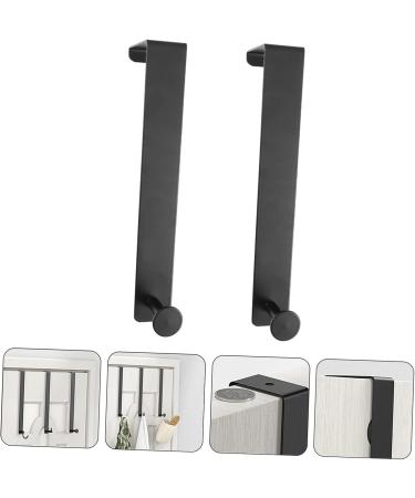 Uonlytech 2pcs Door Hook Stainless Steel Hooks Towel Hooks for Bathroom Door Wall Hanger Vintage with a Towel - Buy Online on GoSupps.com