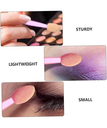 WOONEKY 50pcs Double Ended Eyeshadow Brush Eyeshadow Kit Eye Primer Brush Eye Makeup Brush Pink Emulsion - Buy Online on GoSupps.com