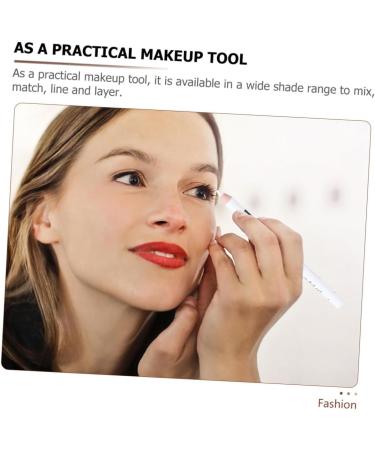 Mikinona 24pcs Eyeliner Pencil Brown Eyeshadow Glitter Eyeshadow Brown Eye Liner Pencil Wooden Pole White - Buy Online on GoSupps.com