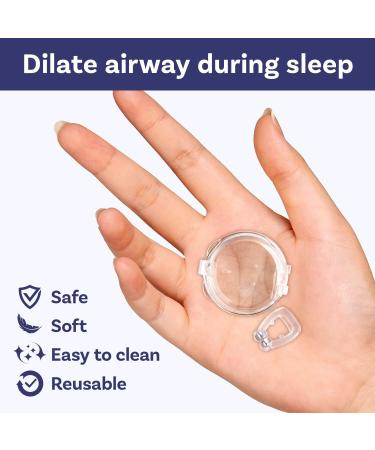 Anti-Snoring Nose Clip - Silicone Magnetic Device for Snore Relief - Buy Online on GoSupps.com