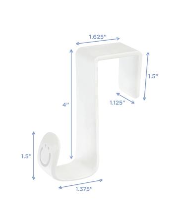 Ubbi Multi-Use Potty and Utility Hook - Durable White Hook for Hanging Over Toilet Tank or Door, No Installation Needed - Buy Online on GoSupps.com