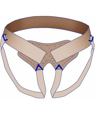 Thermoskin Hernia Belt - X-Large White | Premium Support & Comfort for Hernia Relief | International Shipping Available - Buy Online on GoSupps.com