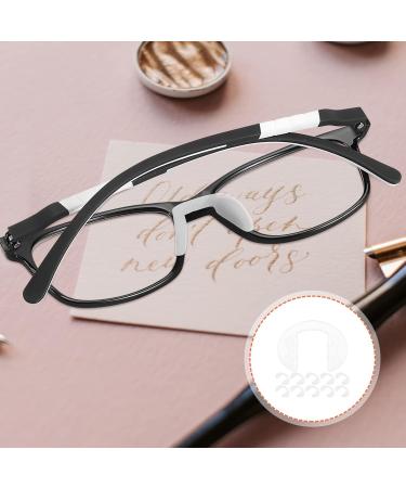 Coolhiya 10 Pack Reusable Nose Pads for Silicone Glasses - Anti-Slip Rubber Gel Pads for Comfort & Stability - Buy Online on GoSupps.com