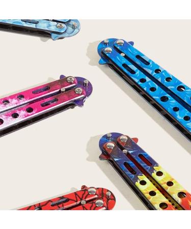 Comb Trainer Stainless Steel Unsharpened Slice Butterfly Training Comb for Beginner Red Practice Comb Trainer - Buy Online on GoSupps.com