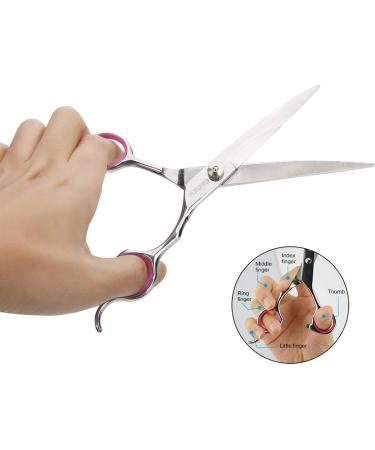 GEMEK Pet Grooming Scissors Set - Professional Stainless Steel Trimmer Kit for Cats and Dogs - 7.5 inch Straight, Thinning, and Curved Scissors with Grooming Combs - Buy Online on GoSupps.com
