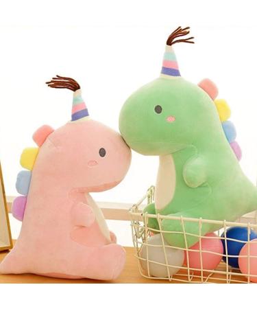 Cartoon Dinosaur Plush Doll: Cute Stuffed Animal Toy Pillow for Kids & Adults (Blue 15cm x 23cm) - Buy Online on GoSupps.com