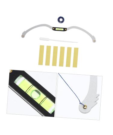 FOMIYES 2 pcs Measure Tool Shaping Marker Auxiliary Mapping Premium Level Eyebrow Professional Ruler Metal 1 count (Pack of 1) Silverx2pcs - Buy Online on GoSupps.com