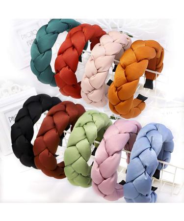 TCM-KE Women's Sponge Padded Velvet Headband - Light Solid Color Faux Silk - Black | Stylish & Comfortable Accessories for All Occasions - Buy Online on GoSupps.com