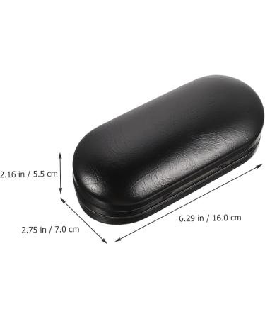 Shop Lifkomie Double-Layer Glasses Case - 2-in-1 Travel Container for Contact Lenses & Glasses - Multi-Purpose Storage | White & Pink 16x7x5.5cm - Buy Online on GoSupps.com