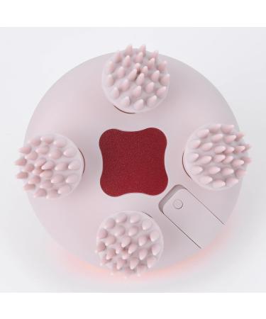 Juchrzey Hand Hair Massager - 8 Silicone Heads Scalp Knet Vibration IPX7 Waterproof - Boost Hair Growth & Relaxation - Buy Online on GoSupps.com