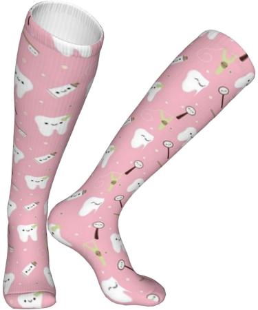 Dental Fabric Compression Socks for Men & Women - 15-20 mmHg Support for Running & Cycling | Best Circulation Boost - Buy Online on GoSupps.com