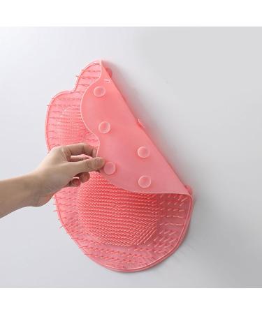 Wobblo Foot Shower - Double Bristle Foot Cleaner with Non-Slip Suction | Ideal for Athletes & Pregnant | Pink - Shop Internationally - Buy Online on GoSupps.com