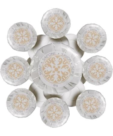  MAQA MAQA 100 x Disposable Hotel Soap 15g Courtesy Line for Hotel and B&B Mini Round Body Soap - Buy Online on GoSupps.com