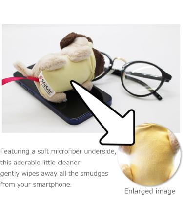 Animal Cleaner Glasses Wipe | Cute Shiba Inu Dog & LCD Cleaner Cloth - Perfect for Easy Cleaning - Buy Online on GoSupps.com