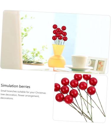 Artibetter 288 Pcs Diy Foam Red Fruit Simulation Berry Fake Berry Picks Burgundy Berry Picks Christmas Craft Wreath Pick Red Fake Berry Christmas Plants Picks Decor Artificial Crafts Redx2pcs 1.5x1.5x1.5cmx2pcs - Buy Online on GoSupps.com