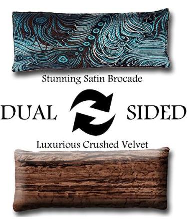 Candi Andi Handmade Unscented Eye Pillow - Flax Seed Fill - Dark Turquoise - Buy Online on GoSupps.com