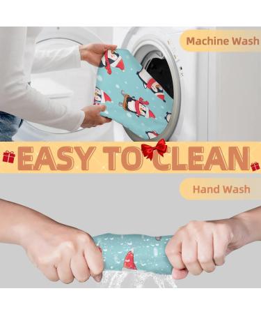 Beard Bib Apron for Men - Non-Stick Waterproof Hair Catcher & Grooming Cape | Penguin Snowflake Design - Buy Online on GoSupps.com