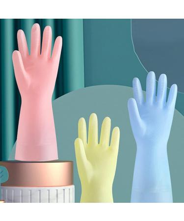 KKRAUS 3 Pairs Cleaning Gloves Reusable Household Gloves Kitchen Dishwashing Gloves Rubber Gloves for Gardening Car Cleaning Washing Gloves (Color : Blue Size : Medium) Medium Blue - Buy Online on GoSupps.com