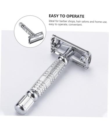 Angoily 2-St Manual Razor Twilter | Dual-Sided Beard & Facial Razor for Men | Premium Quality Handheld Shaving Tool - Buy Online on GoSupps.com